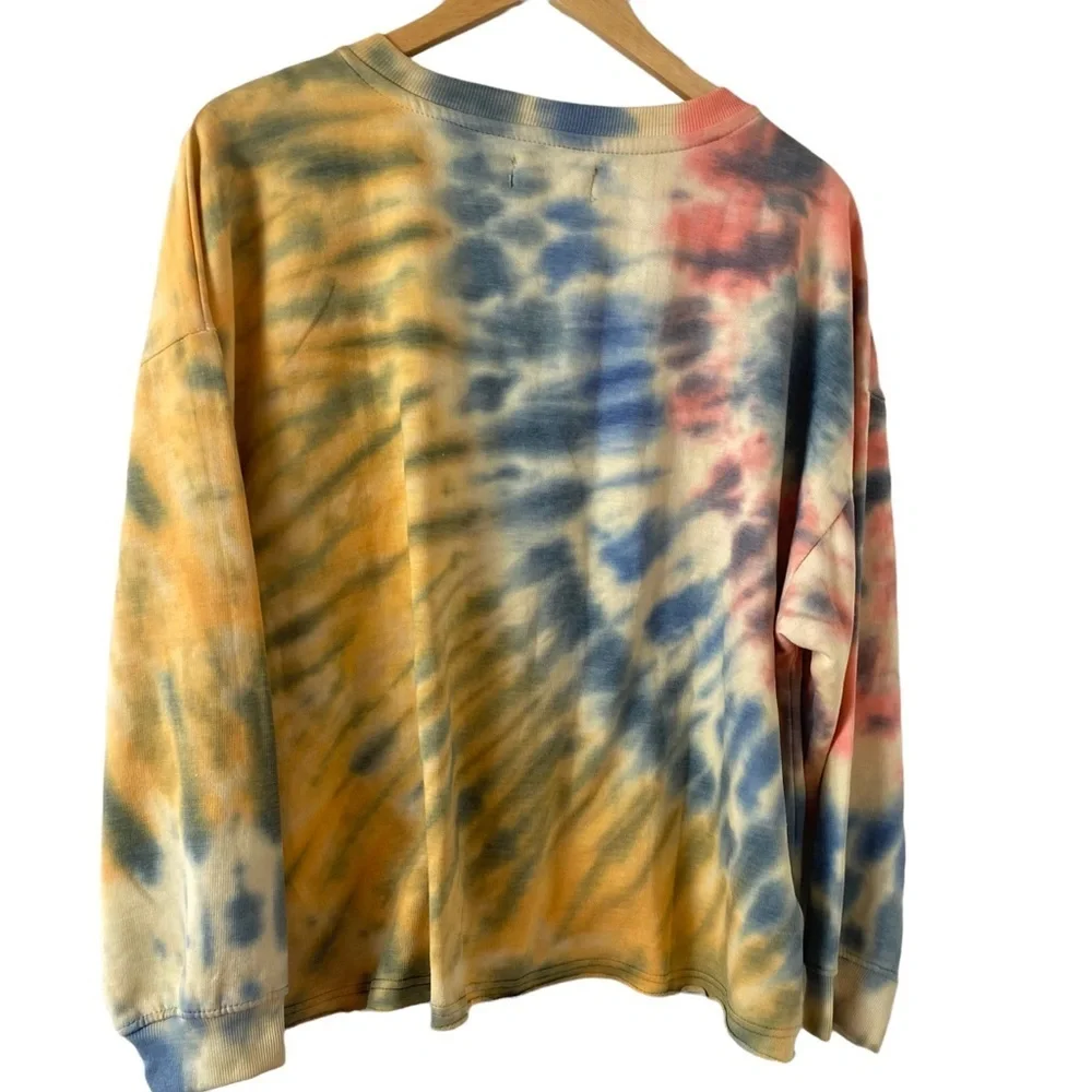 Jolie and Joy  By FCT with Love  Tie Dye Top.  Multi Colors  Sz 2X - Picture 2 of 14